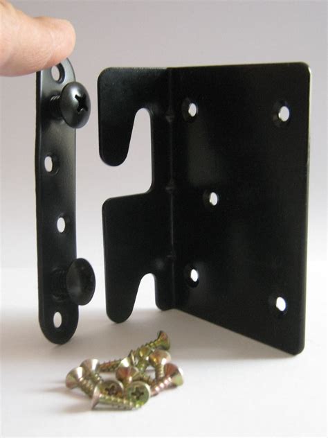 metal bed corner brackets|heavy duty bed frame brackets.